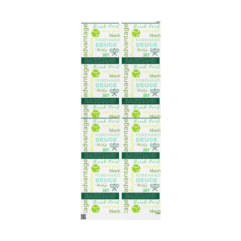 Tennis-Themed Wrapping Paper