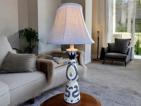 Table Lamp - Hand painted Clase Azul Bottle