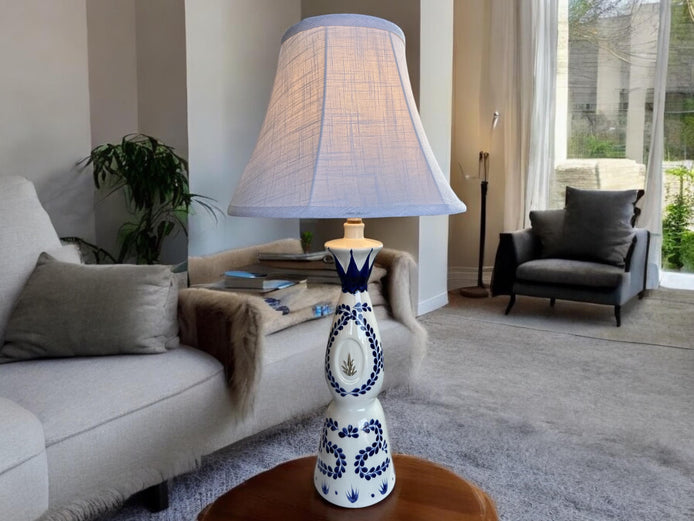 Table Lamp - Hand painted Clase Azul Bottle