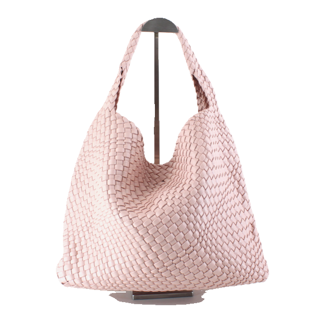 P23067 Woven Hobo Bag w/Cosmetic Pouch
