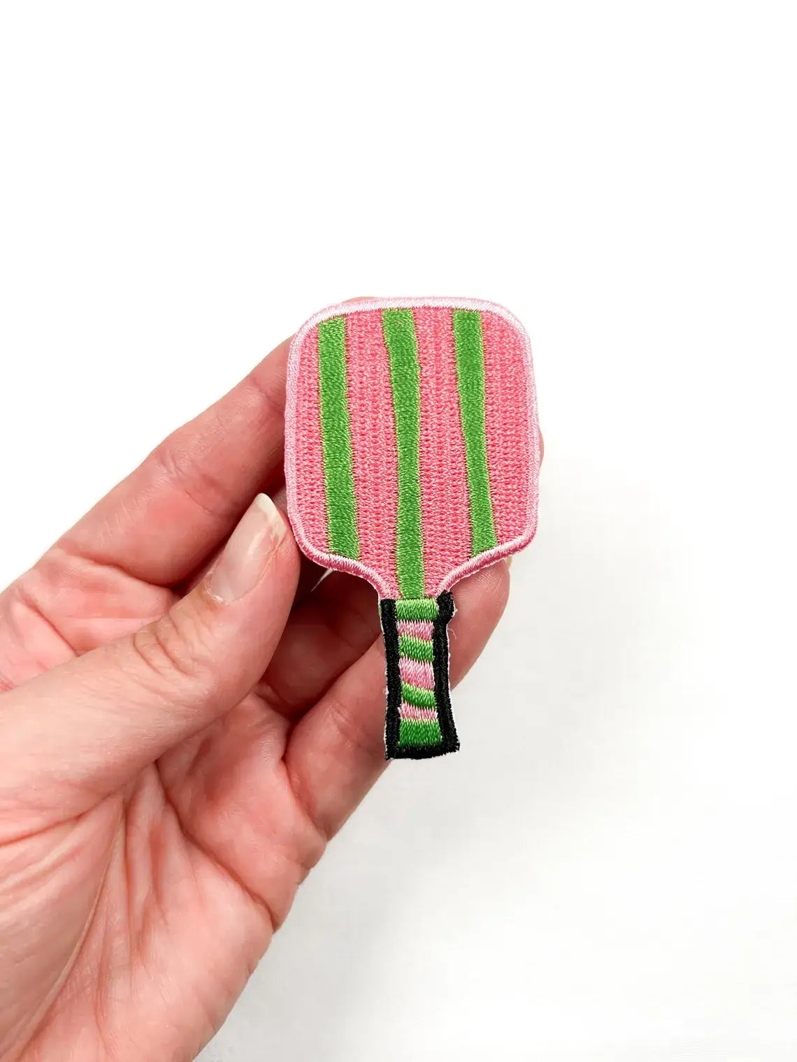 Pickleball Paddle Embroidered Iron On Patch Bachelorette