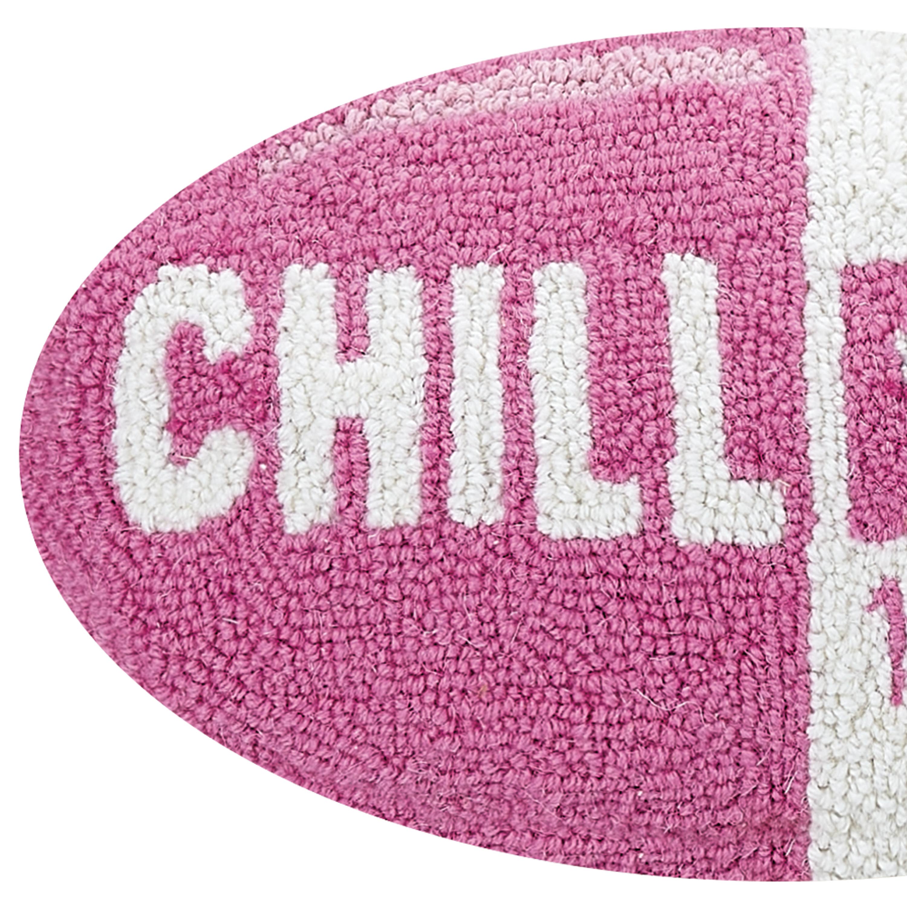 Chill Pill Hot Pink Hook Pillow