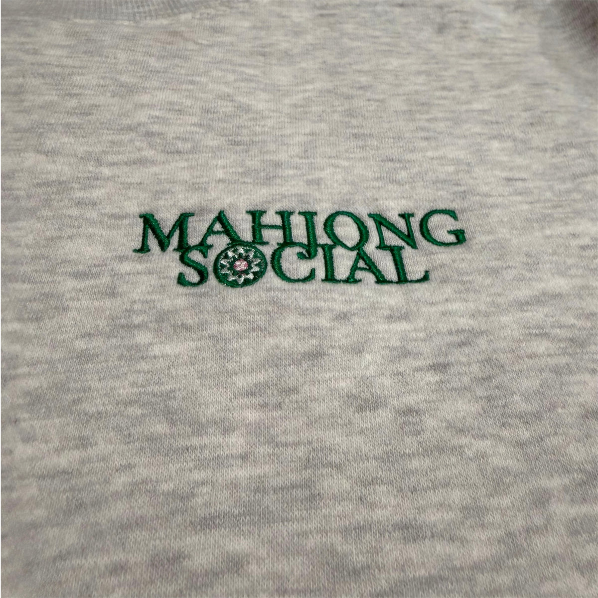 Mahjong Social Mock Neck Sweatshirt