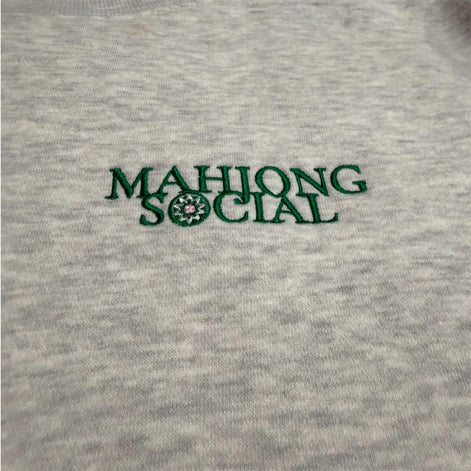 Mahjong Social Mock Neck Sweatshirt
