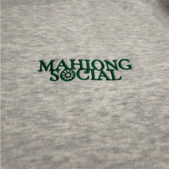 Mahjong Social Mock Neck Sweatshirt