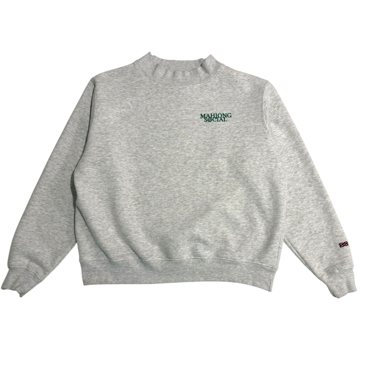 Mahjong Social Mock Neck Sweatshirt