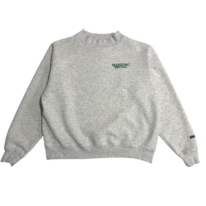 Mahjong Social Mock Neck Sweatshirt