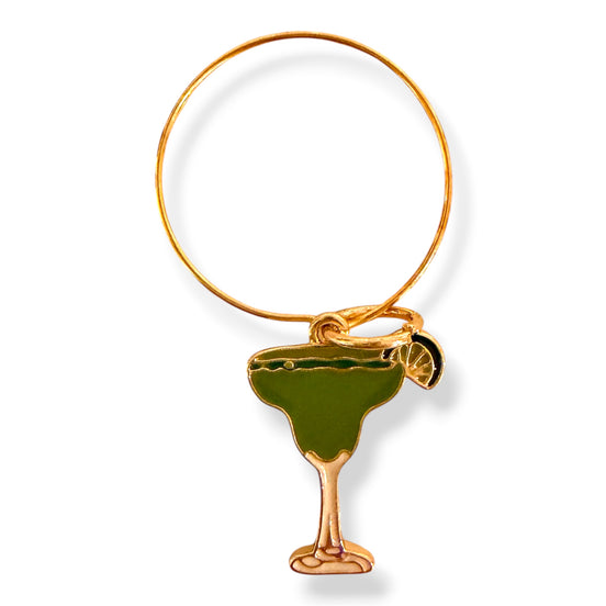 Cocktail-Themed Wine Glass Charms | Set of 4