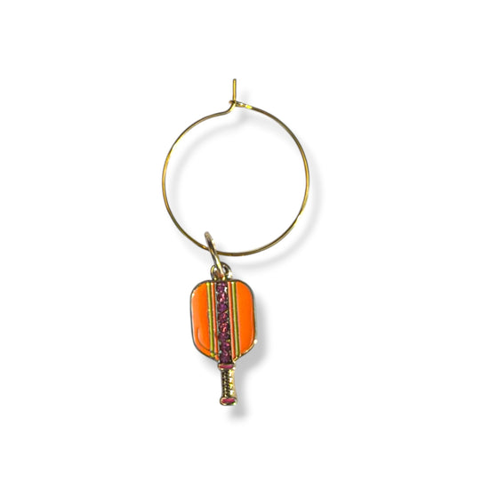 Pickleball Wine Glass Charms | Set of 4