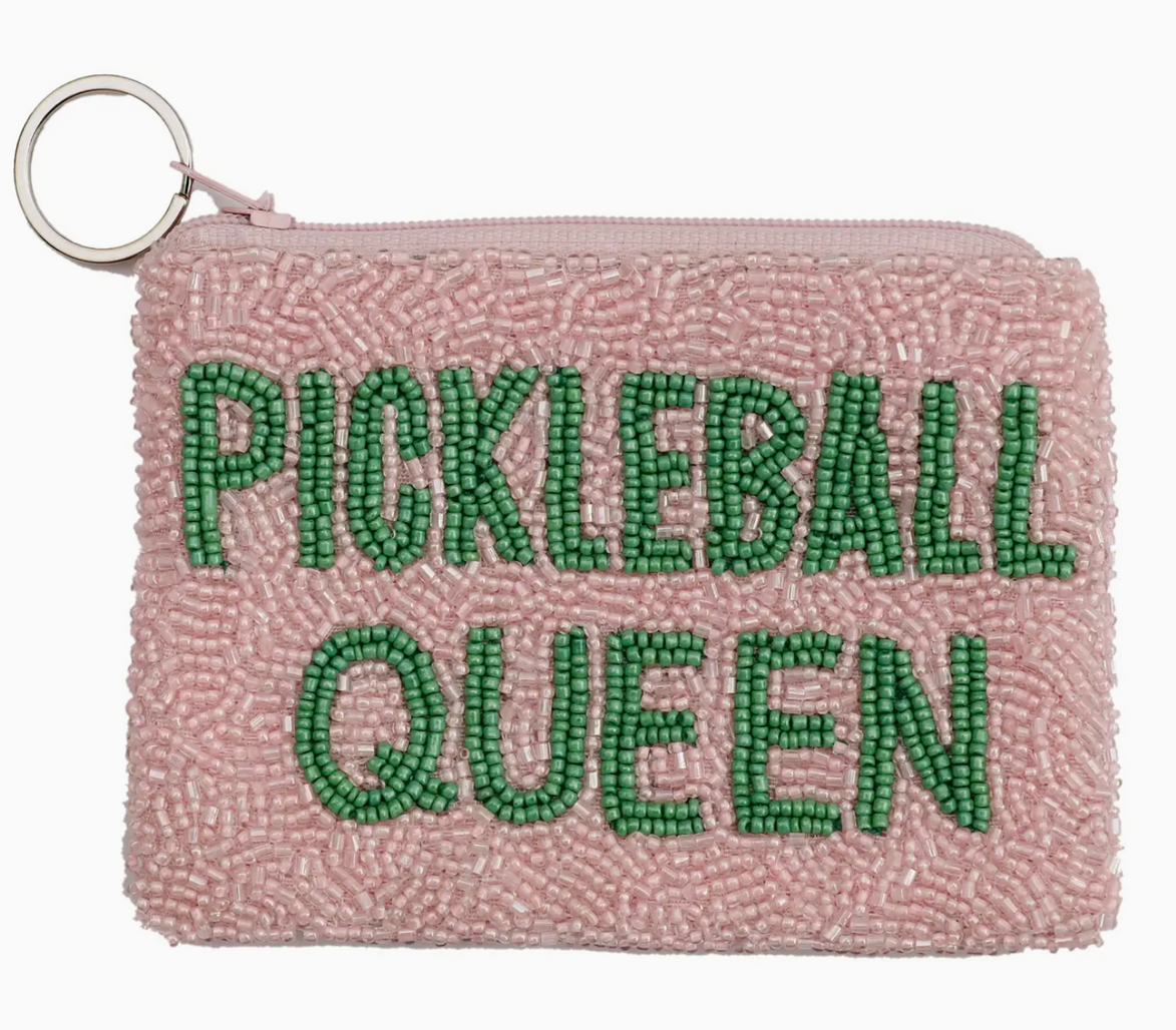 Pickleball Queen Beaded Coin Purse (Double-sided) Pickleball Queen Beaded Coin Purse (Double-sided) Pickleball Lovers Pickleball Queen Beaded Coin Purse Pickleball Lovers