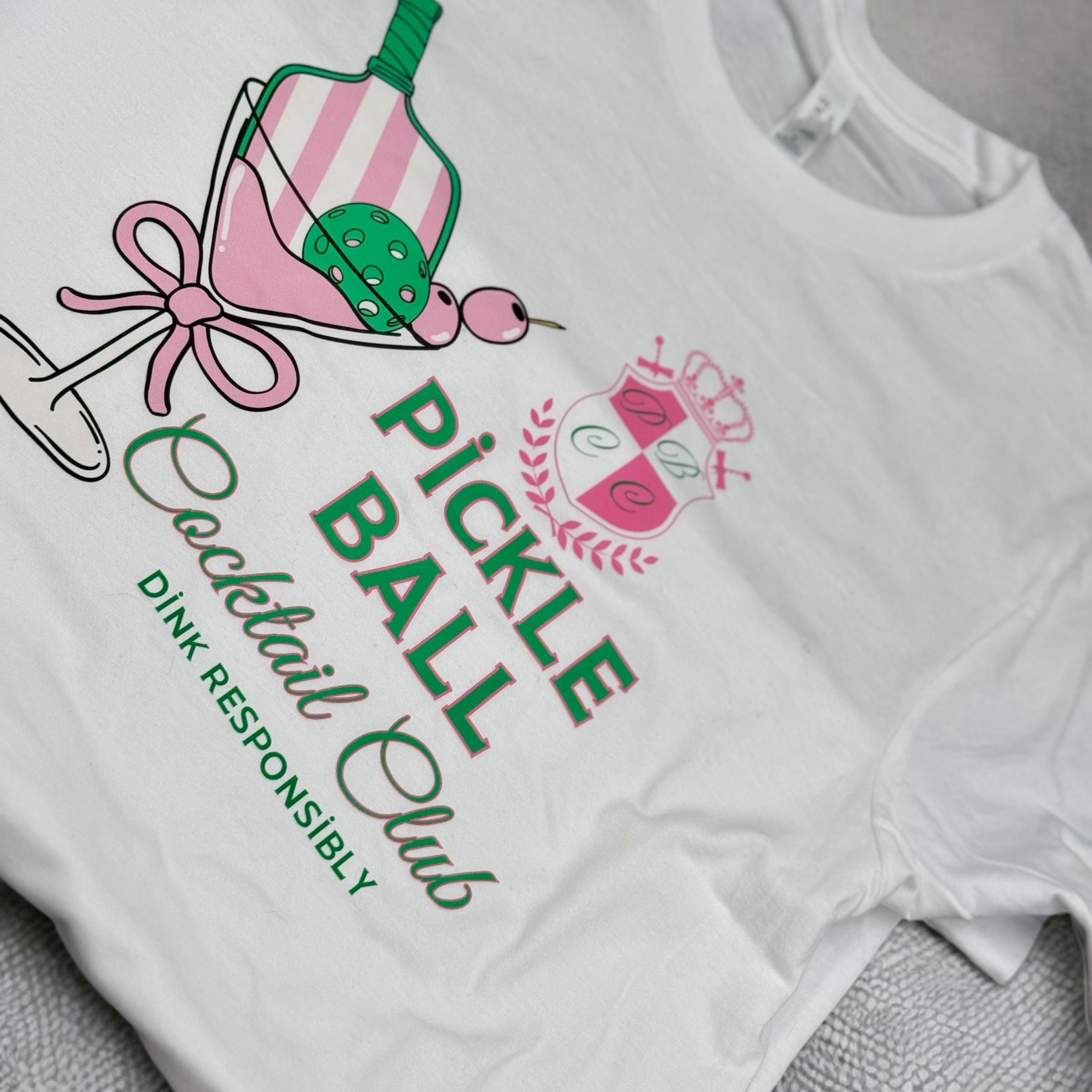 Pickleball Cocktail Club T-Shirt