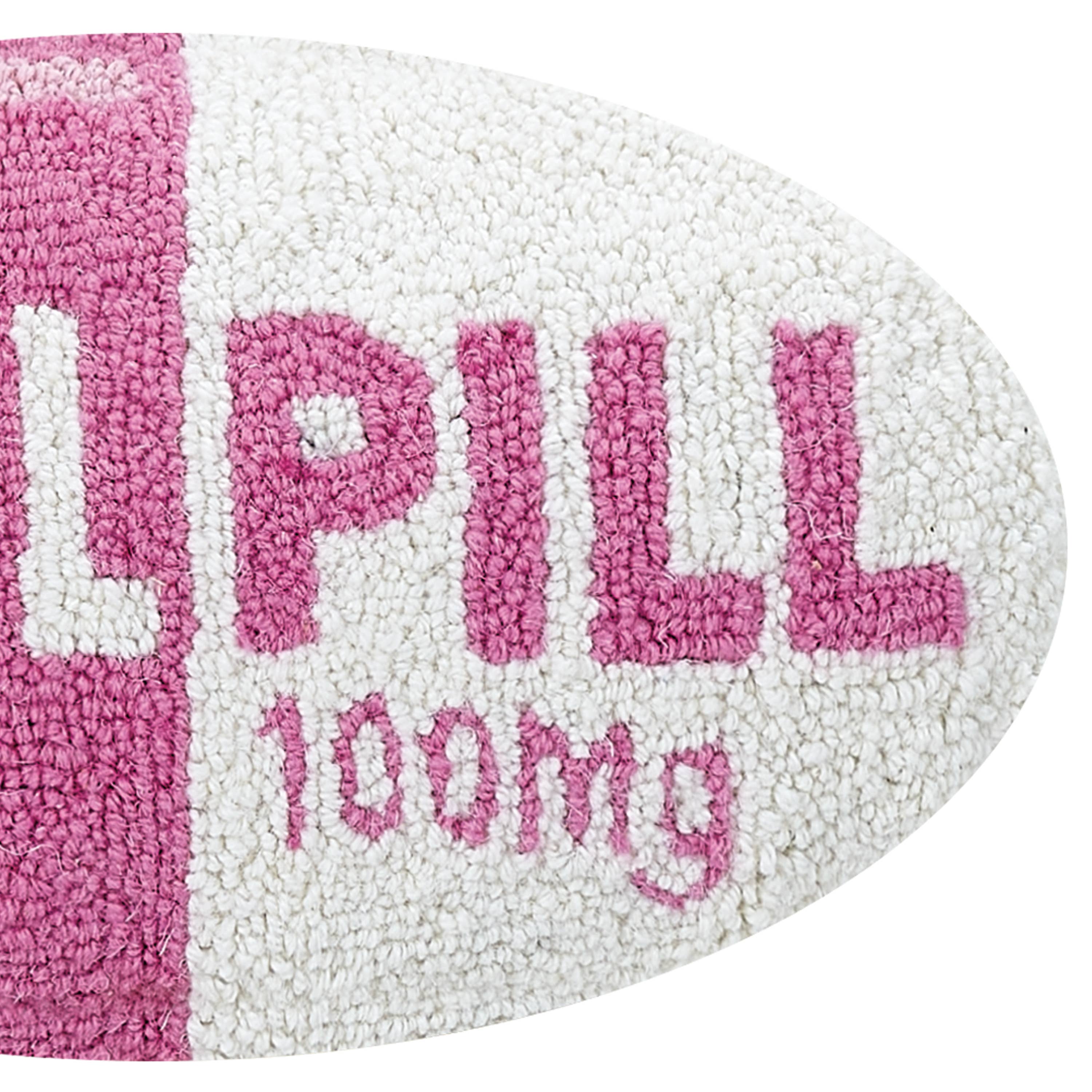 Chill Pill Hot Pink Hook Pillow