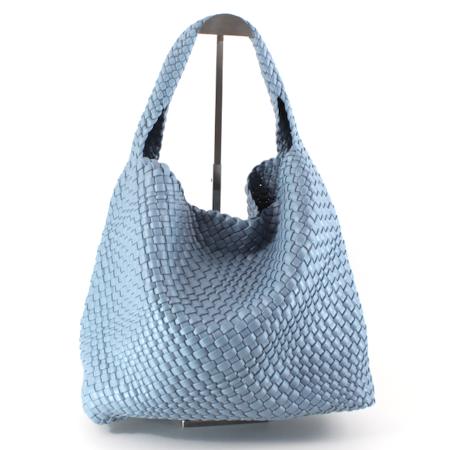 P23067 Woven Hobo Bag w/Cosmetic Pouch