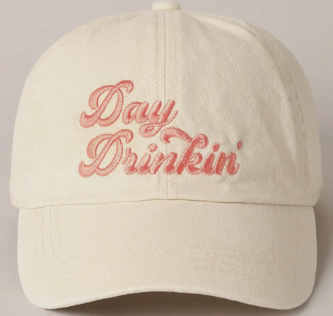 Day Drinkin’ Embroidered Baseball Cap