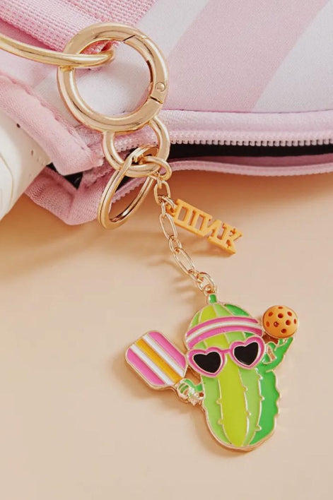 Pickleball Pickle Bag Charm and Keychain