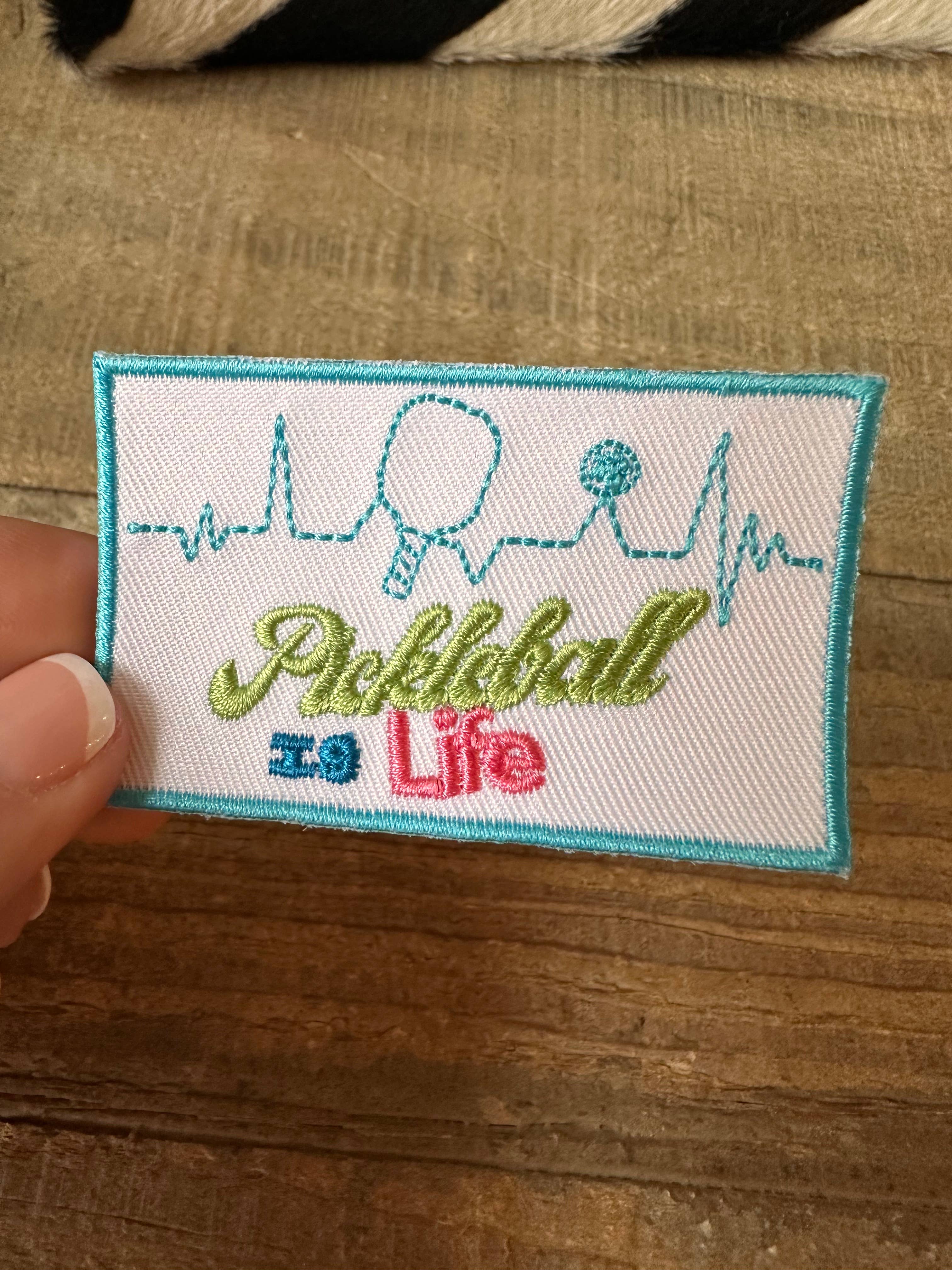 Pickleball is Life, pickleball Patch, sports patch