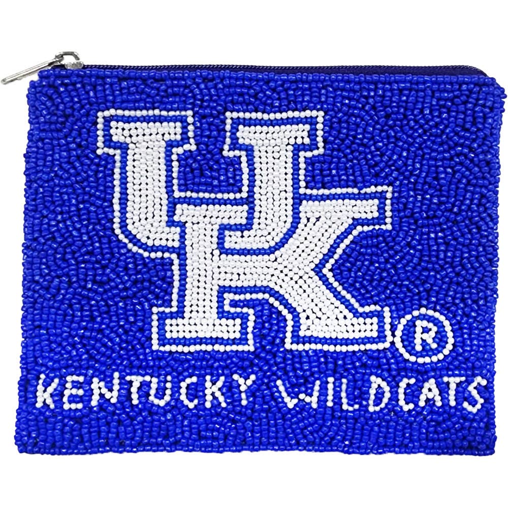 KENTUCKY WILDCATS BEADED POUCH