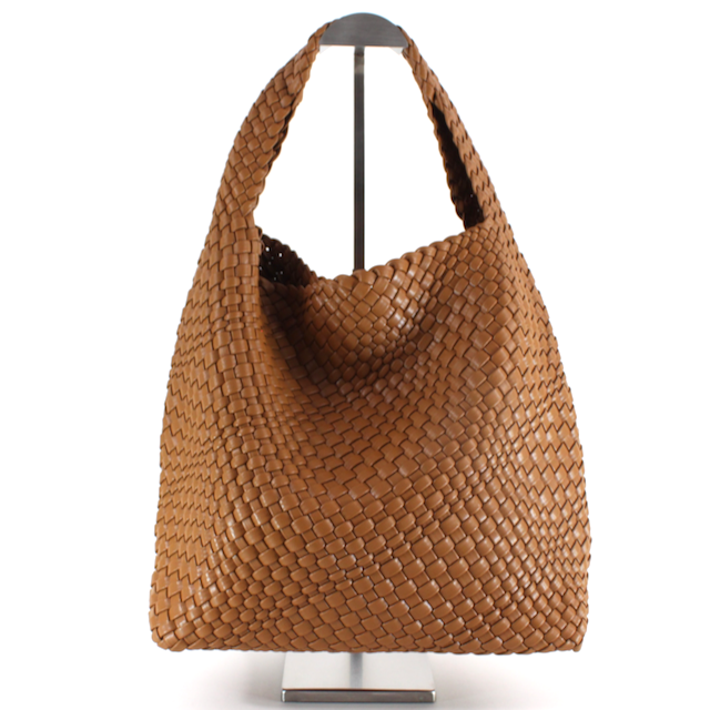 P23067 Woven Hobo Bag w/Cosmetic Pouch