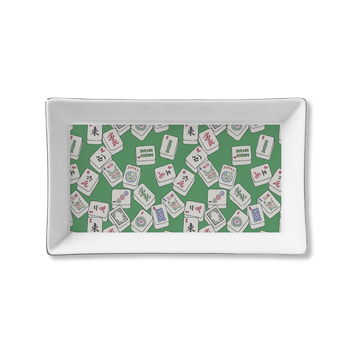 Ceramic Tray - Mahjong