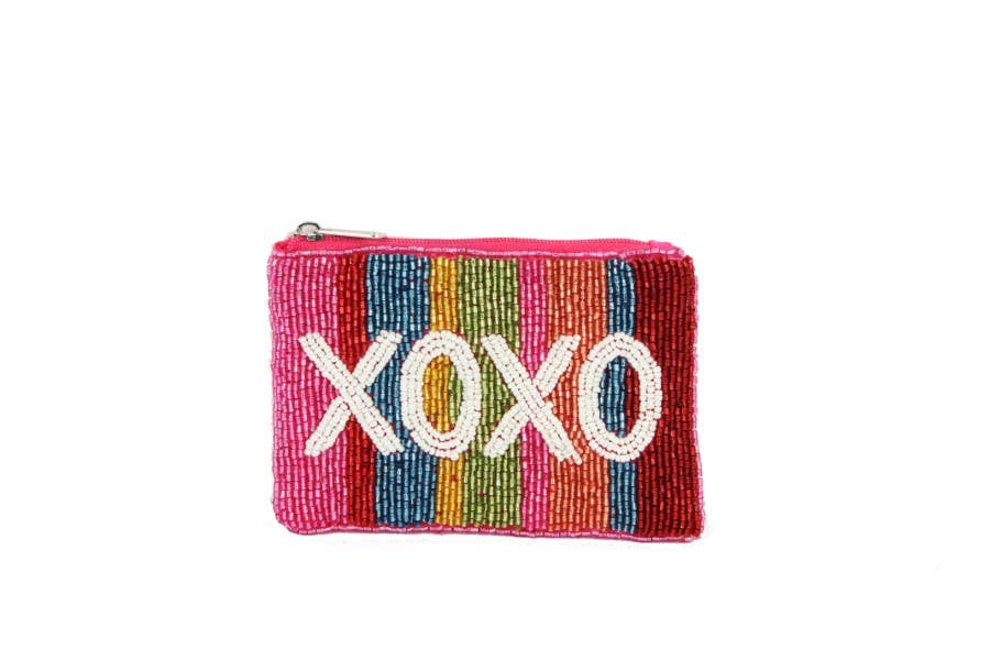 XOXO Fully Beaded Ladies Coin Purse