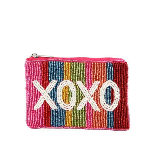 XOXO Fully Beaded Ladies Coin Purse