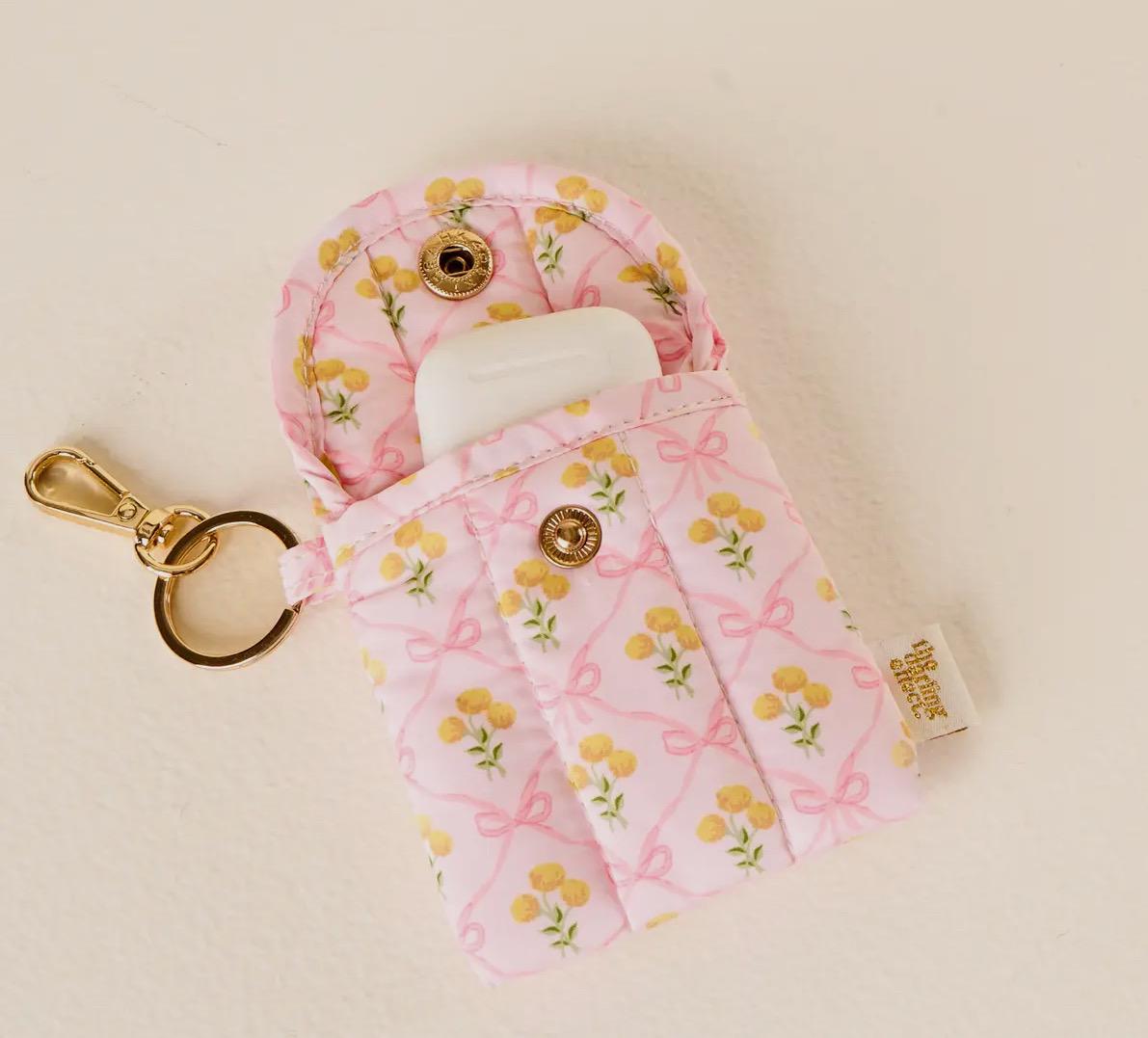 Puffy Earbud Case-Keychain