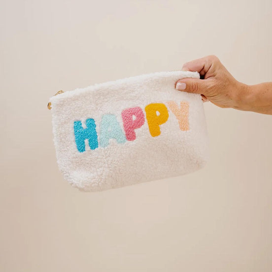 Teddy Pouch-Happy, Vacay, Salty