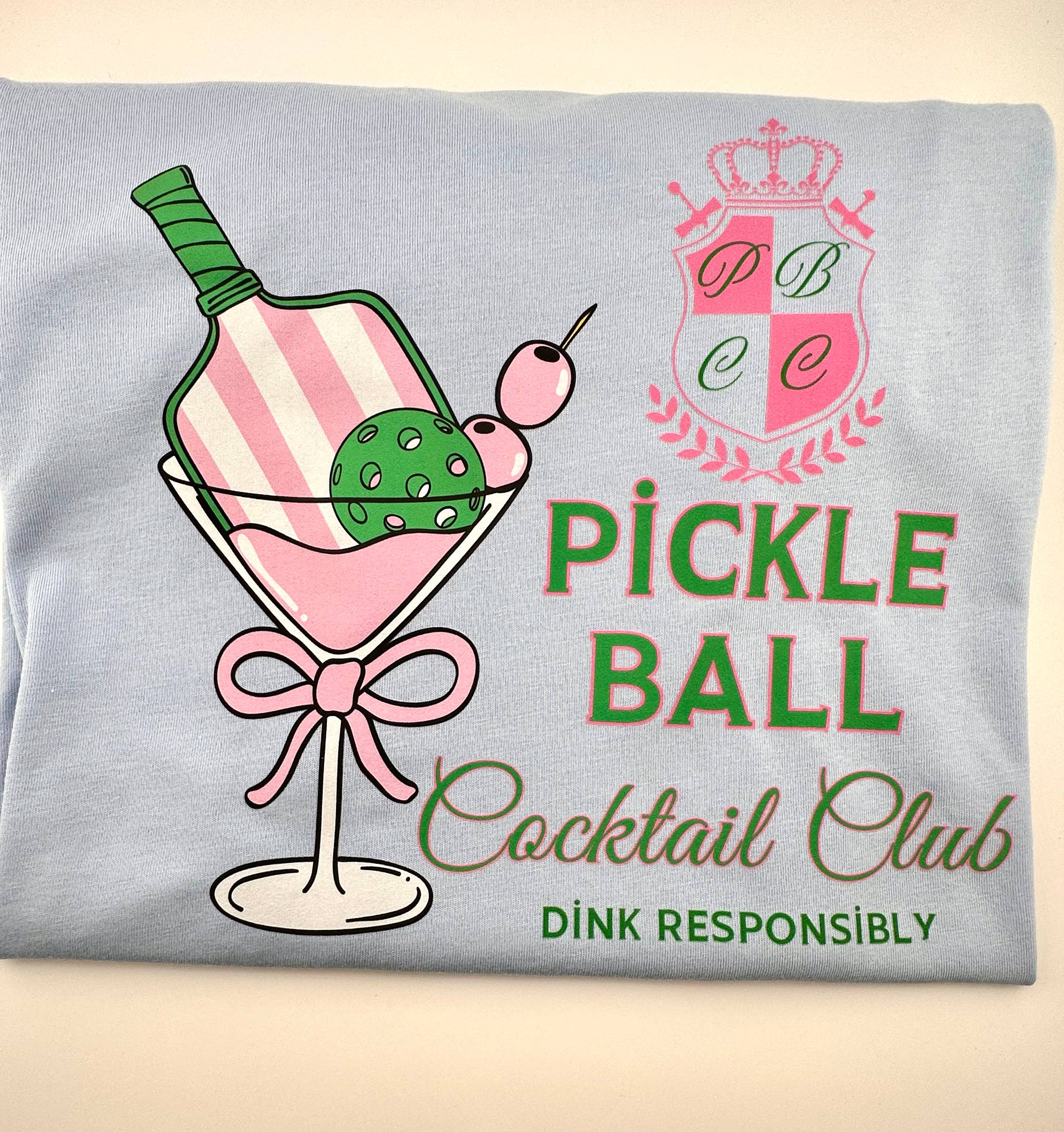 Pickleball Cocktail Club Shirt, ladies pickleball shirts