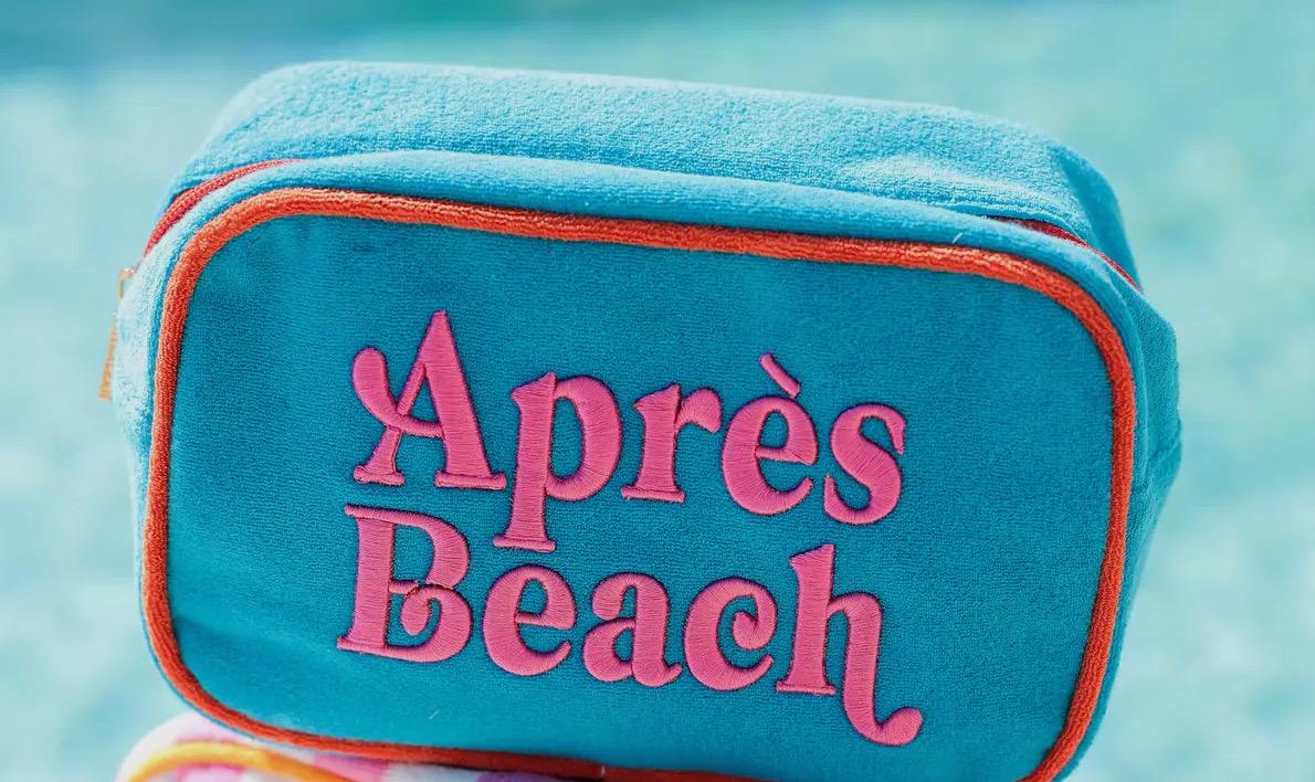 Cabana Apres Beach Medium Zip Pouch