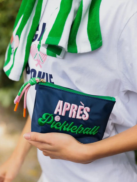 APRÈS PICKLEBALL Small Zip Pouch