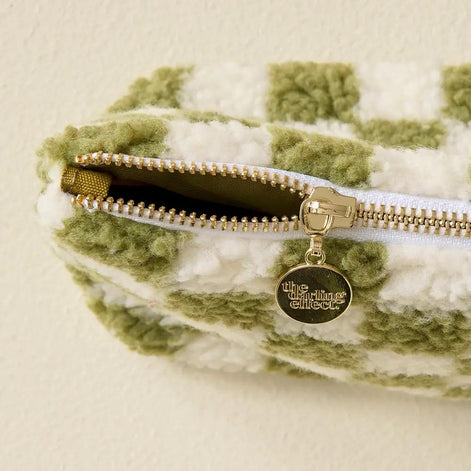 Teddy Pouch-Check Blush